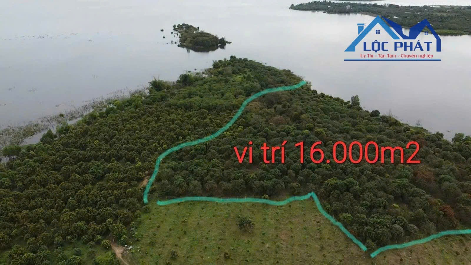 BÁN ĐẤT MẶT HỒ TRỊ AN – PHÚ LÝ, VĨNH CỬU 1,6ha giá chỉ 8 tỷ